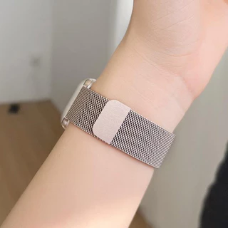 แหวนโลหะมิลาน for Iwatch Smartwatch Ultra 3 2 49mm SE Series 11 10 9 8 7 6 5 4 46 มม 45 มม 41 มม 40 มม 44 มม 42 มม 38 มม