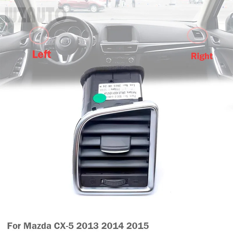 ช่องระบายอากาศสำหรับแผงหน้าปัดรถยนต์ mymotor สำหรับ Mazda CX-5 2013 2014 2015