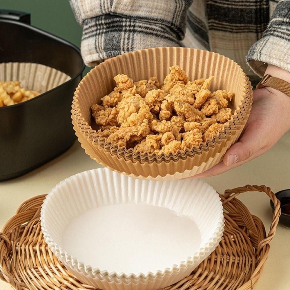 CARNATION 20/50 ชิ้นกระดาษอบ,กันน้ําทิ้ง Air Fryer กระดาษ,ทนทาน Non-Stick Oil Proof Baking Liner สําหรับ Steamer มัฟฟิน Cupcake - รูปที่ 5