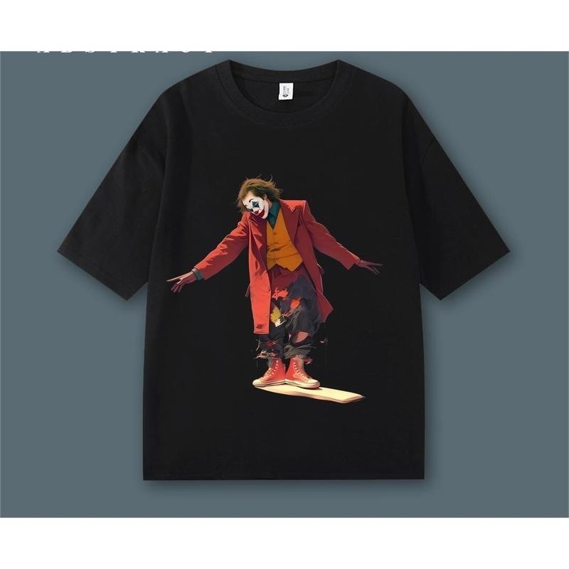 （จัดส่งตลอด 24 ชั่วโมง） คอลเลกชันเสื้อยืด Joker,Clown,เสื้อยืด Joker [เทรนด์ baju raya 2025],เสื้อยื
