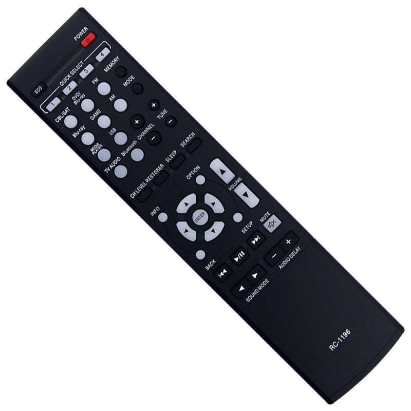 RC-1196 เข้ากันได้กับ Denon AVR-X510BT AVR-S500BT AVR-X520BT AVR-S510B รีโมทคอนโทรลตัวรับสัญญาณ AV