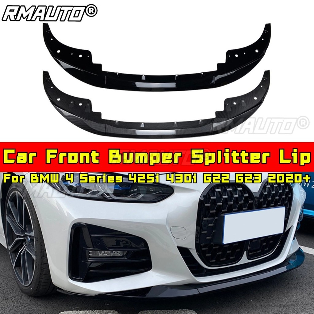 สําหรับ BMW 4 Series 425i 430i G22 G23 ฝาครอบกันชนหน้า Guard Lip Diffuser สําหรับ BMW 4 Series 425i 