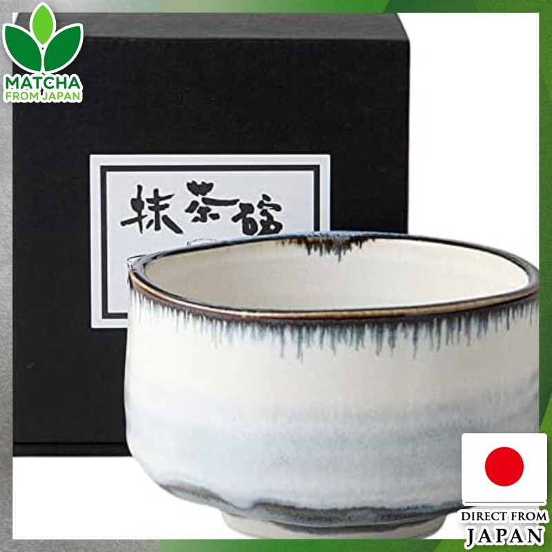 Matcha Bowl Made in Japan Tea Guasuring φ12 x H7.5 ซม. ชามชามสปริงหมอก【Direct from Japan】