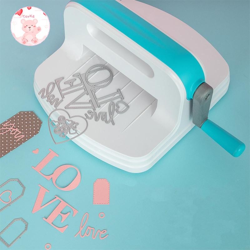 [Whbadguy] เครื่องลายนูนเครื่องตัดกระดาษหัตถกรรมแบบพกพา Embosser สําหรับ Cardmaking ลายนูนภาพตกแต่ง Scrapbooking ง่าย