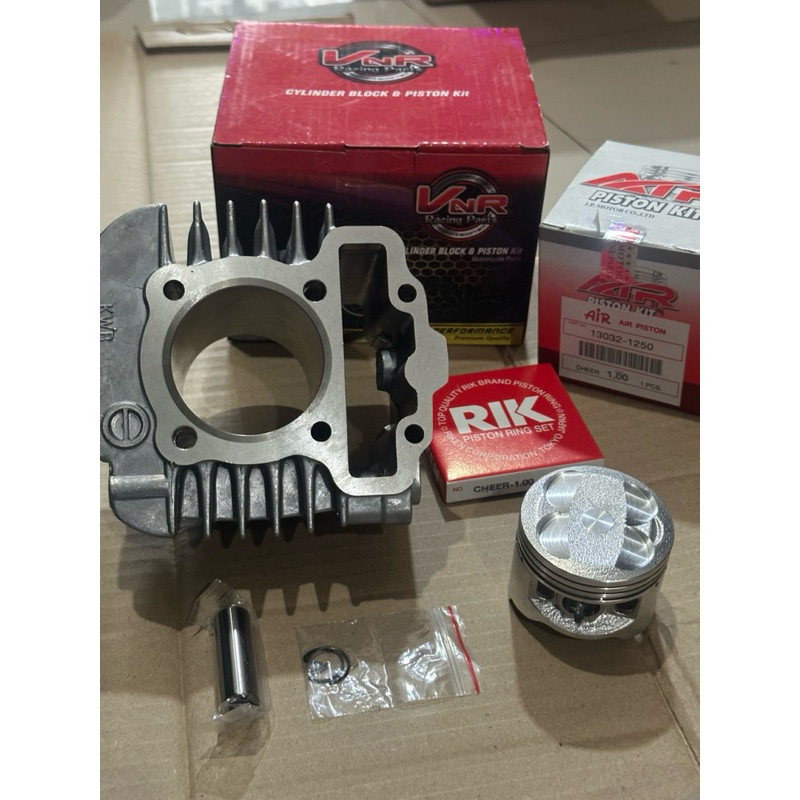 เสื้อ+ลูกw110i/ดรีม54มิลปาดใส่ฝา4วาว (ลูกสูบAirพร้อมสลัก+แหวน+กิ๊บล็อค) Motorcycle