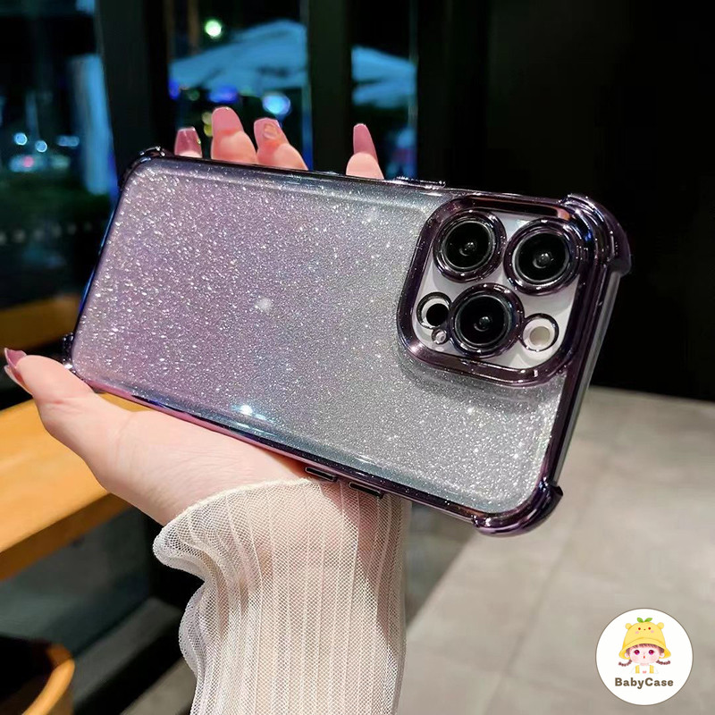 เคสไอโฟน15 สำหรับ iPhone 11 16 13 15 12 14 Pro Max XR 7 8 16 15 14 Plus X XS MAX SE 2020 ฝาครอบอ่อน ๆ ที่มีสีสันหรูหรา