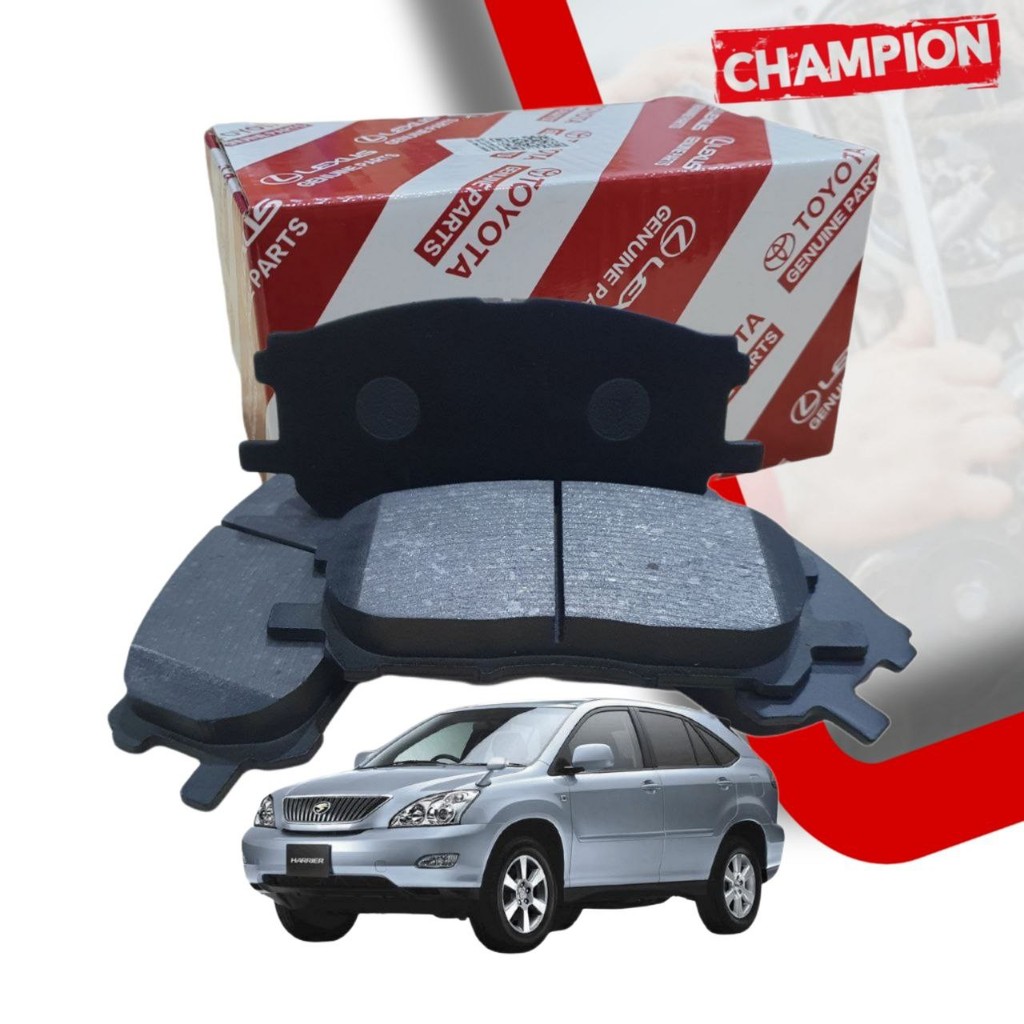 ผ้าเบรคTOYOTA FRONT & REAR สําหรับ TOYOTA HARRIER ACU30 2004-2013