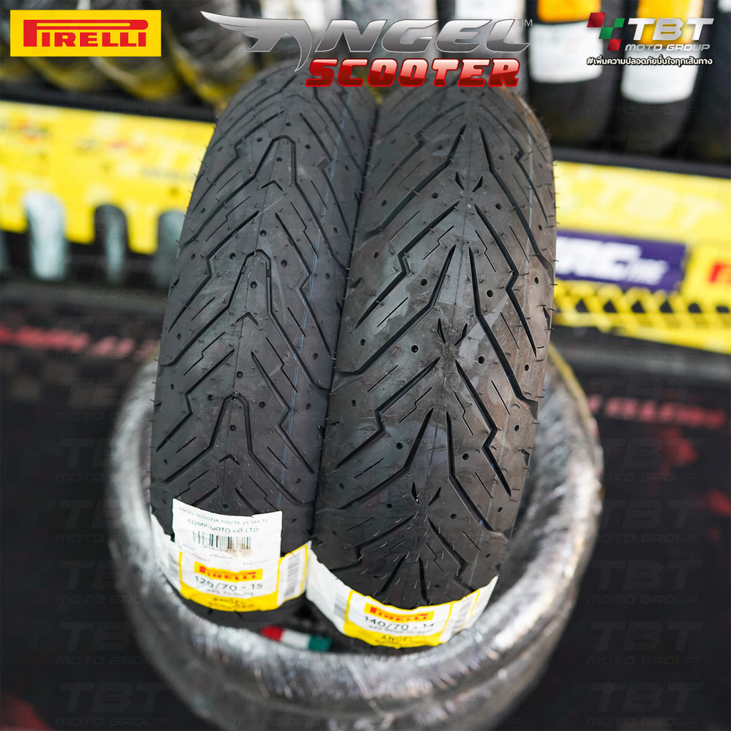 ฟรีจุ๊บลม!! ยาง PIRELLI ANGEL SCOOTER ทุกขนาด ทุกขอบล้อ