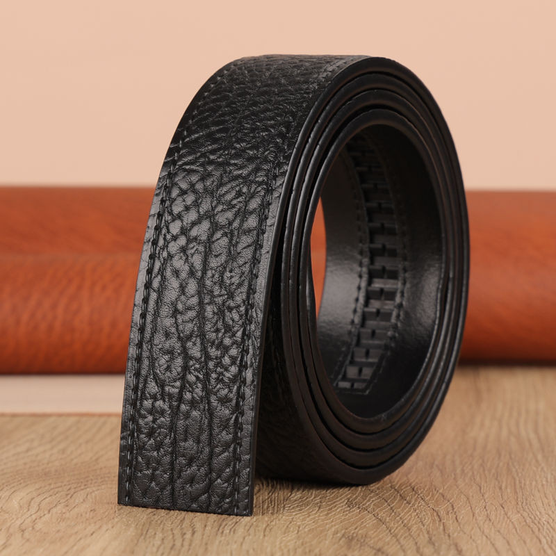 12024 เข็มขัดลายไบสันไม่มีหัวอัตโนมัติหัวเข็มขัด  he2024 纹皮带不带头自动扣 无线腰带护肚子 带带护腰带08.311