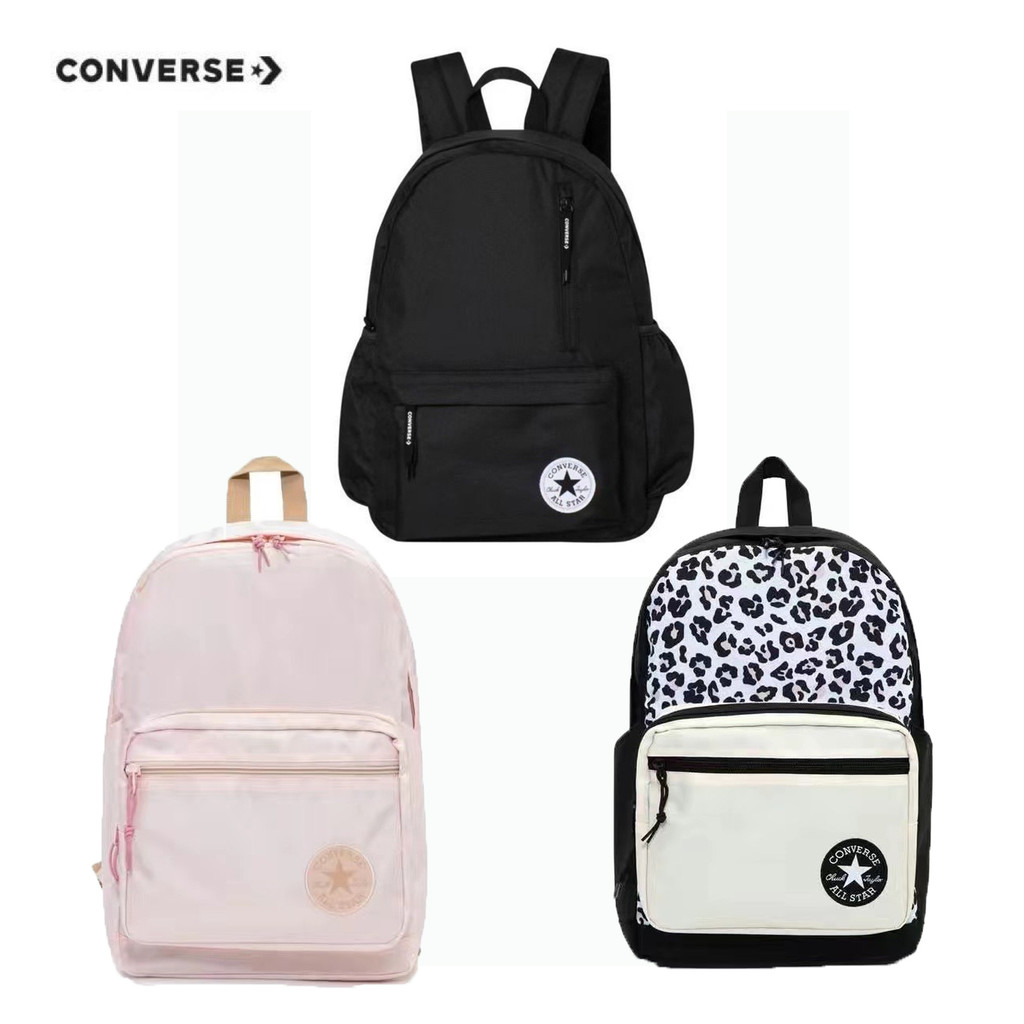 Cv Converse3124 กระเป๋าแฟชั่น Sports & Casual กระเป๋าเป้สะพายหลังนักเรียนเยาวชน Bagpack Men & Women Beg 30*42*22cm