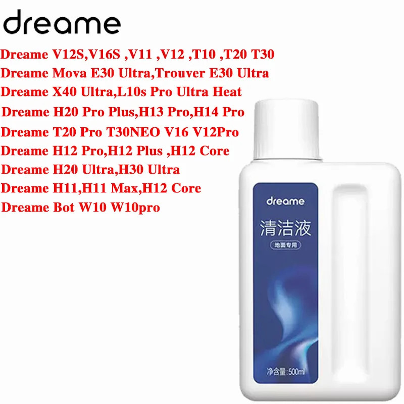 Dreame L10s Pro Ultra Heat / X40 Ultra/ X30 W10 Pro เครื่องดูดฝุ่นน้ํายาทําความสะอาดพื้นพิเศษ 500ml