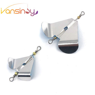 อุปกรณ์เสริมใบพัดหมุนได้ 4.5 ซม. 5 ซม. สําหรับตกปลา 1 ชิ้น