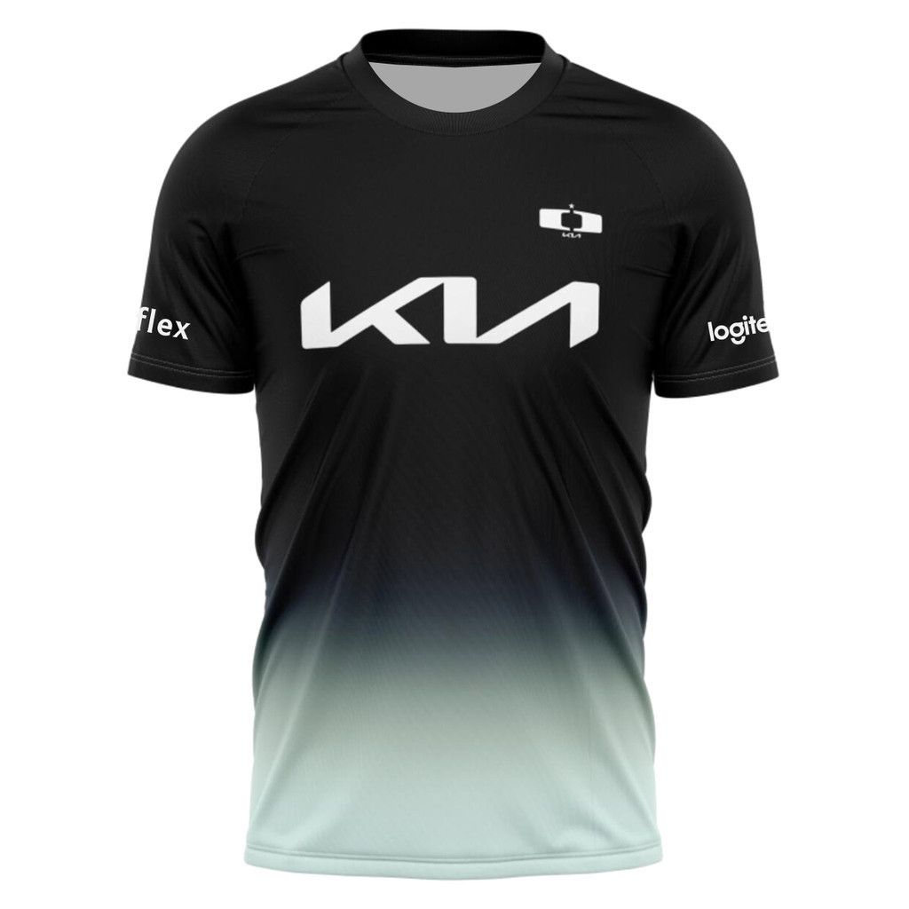 เสื้อกีฬาแขนสั้น ลายทีม Dplus KIA Team 2024 Jersey แฟชั่นเกาหลี สําหรับผู้ชาย