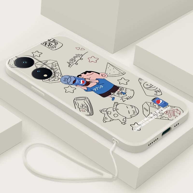 เคสโทรศัพท์ซิลิโคน แบบนิ่ม ลายการ์ตูนชินจัง สําหรับ OPPO A18 A38 A98 A78 5G A58 A76 A17 A17K