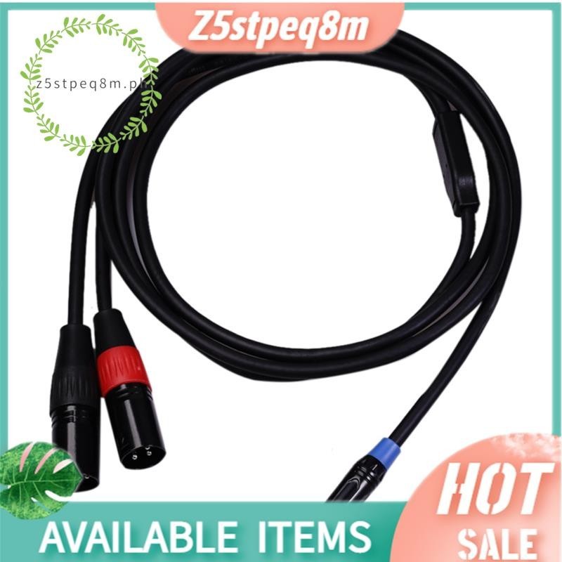 Z5stpeq8mHifi 3.5 มม.ถึง 2 XLR Male Cable High Quality Silver-Plated Stereo 3.5 Aux to Xlr Cable, 3.