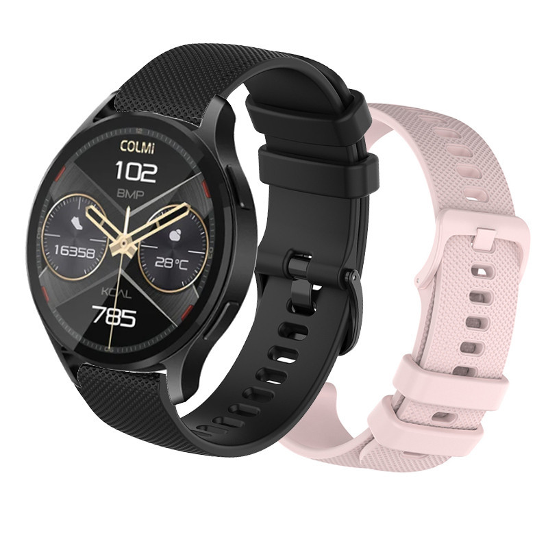 สายรัดซิลิโคนอ่อนนุ่มสําหรับ COLMI i28 Ultra Smart Watch Band เปลี่ยนอุปกรณ์เสริมเข็มขัดกีฬา
