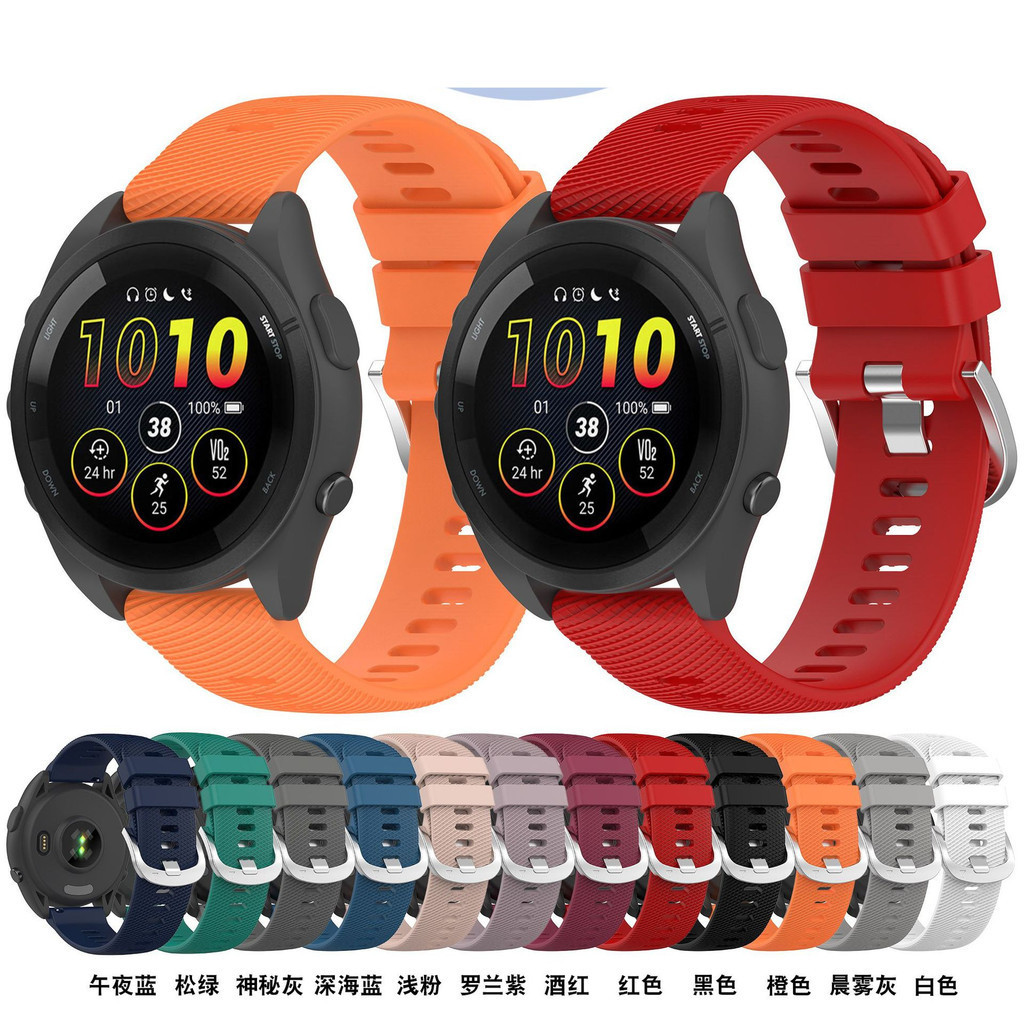 สายนาฬิกาข้อมือ 18 มม. 20 มม. 22 มม. สําหรับ Garmin Forerunner 165 Music Venu 3S Band Venu 2S Correa Active 5 Bands Garmin Forerunner 265 Band 265S 255S 255