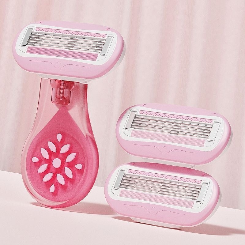 YTL มีดโกน แบบ 5 ใบมีด สำหรับผู้หญิง มีดโกนขน มีกล่อง ที่โกนขนรักแร้ เครื่องโกนขนรักแร้