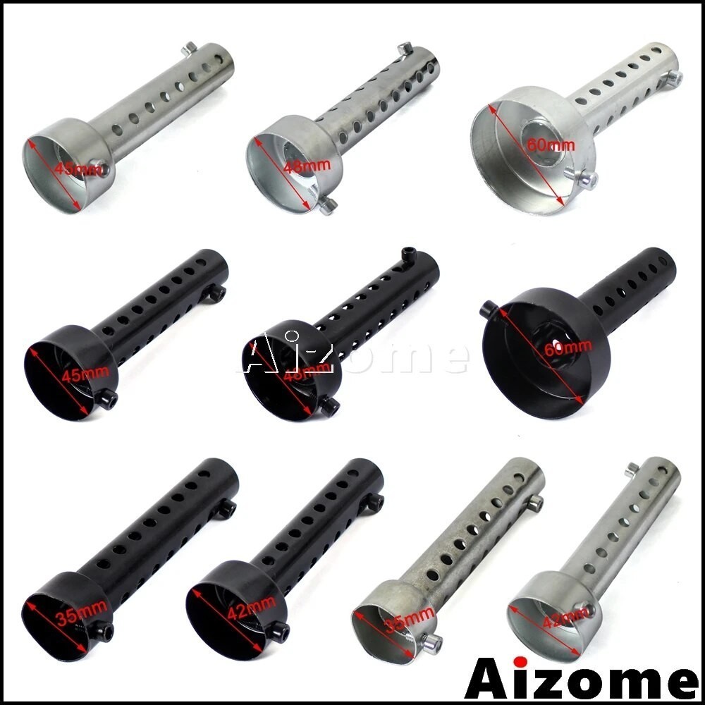 AI 1x  Motorcycle Removable Exhaust Muffler Insert Baffle DB Killer Silencer Noise Sound Eliminator 