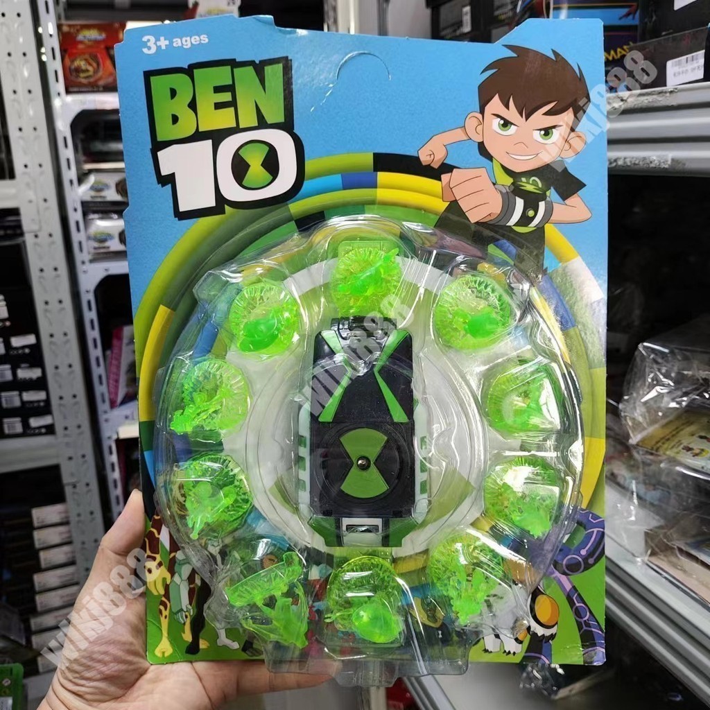 Ben 10 Omnitrix Watches Luminous Ben Tennyson โมเดลนาฬิกาโปรเจคเตอร์ Ben10 ของขวัญสําหรับเด็ก