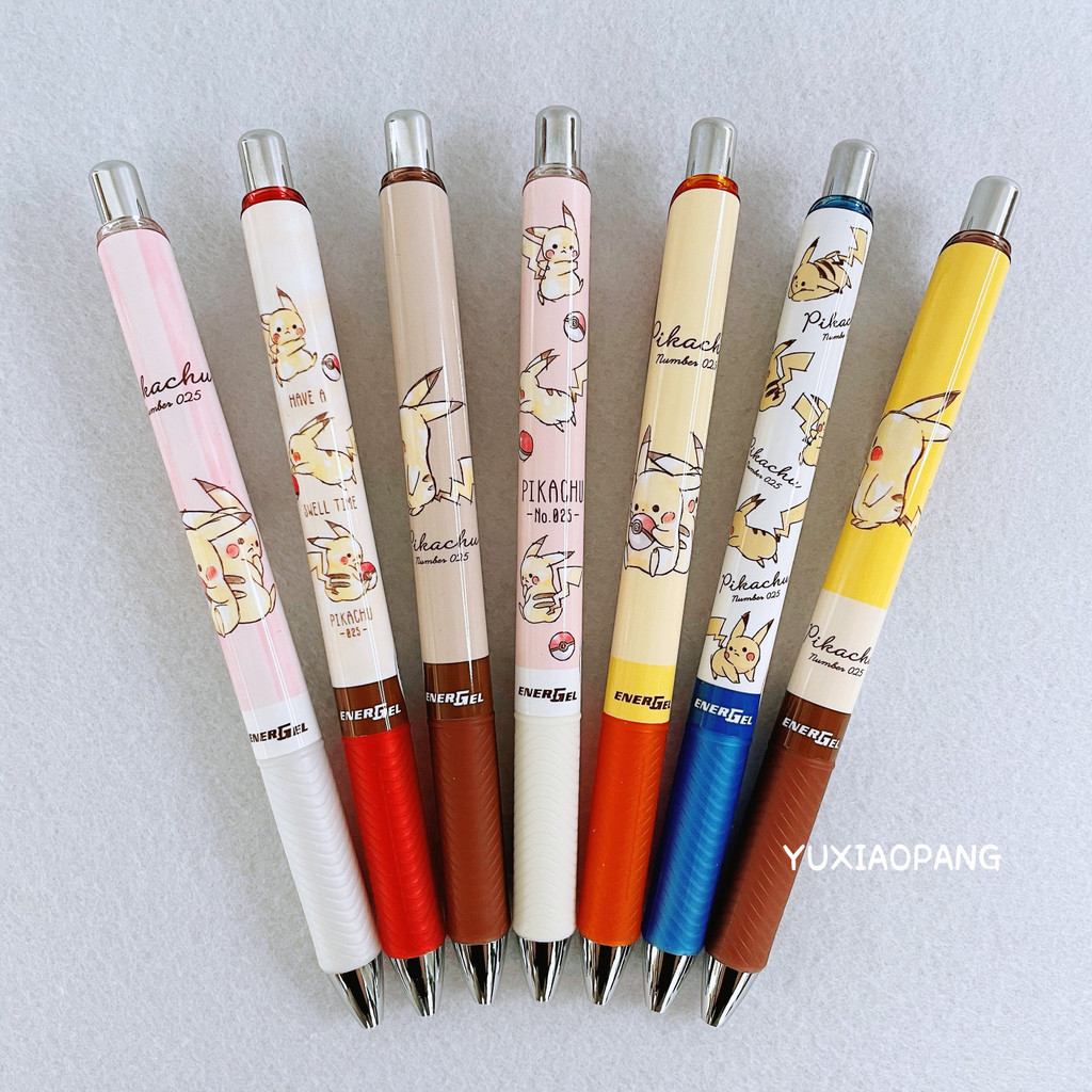 Pikachu Pokemon Limited Japan kamiio Paton energel Gel Pen Black Core 0.5mm