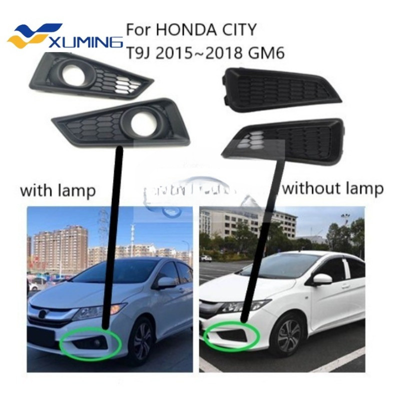 ฝาครอบไฟตัดหมอก กันชนหน้า สําหรับ HONDA CITY GM6 T9J 2015 2016 2017 2018 GM6