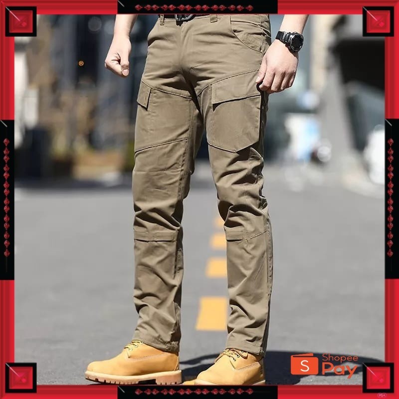 5.5 CARGO // Chesar Tactical Pants กางเกงคาร์โก้ยาว กางเกงคาร์โก้ผู้ชาย Hight Quality Premium Mens L