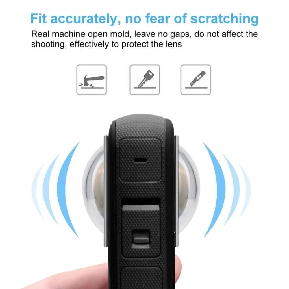 Shouyouy เลนส ์ Protector Cap, Anti-Scratch Panoramic เลนส ์ Guard, ฝาครอบหมุนอุปกรณ ์ เสริมป ้ องกันเลนส ์ Guards สําหรับ Insta360 X4