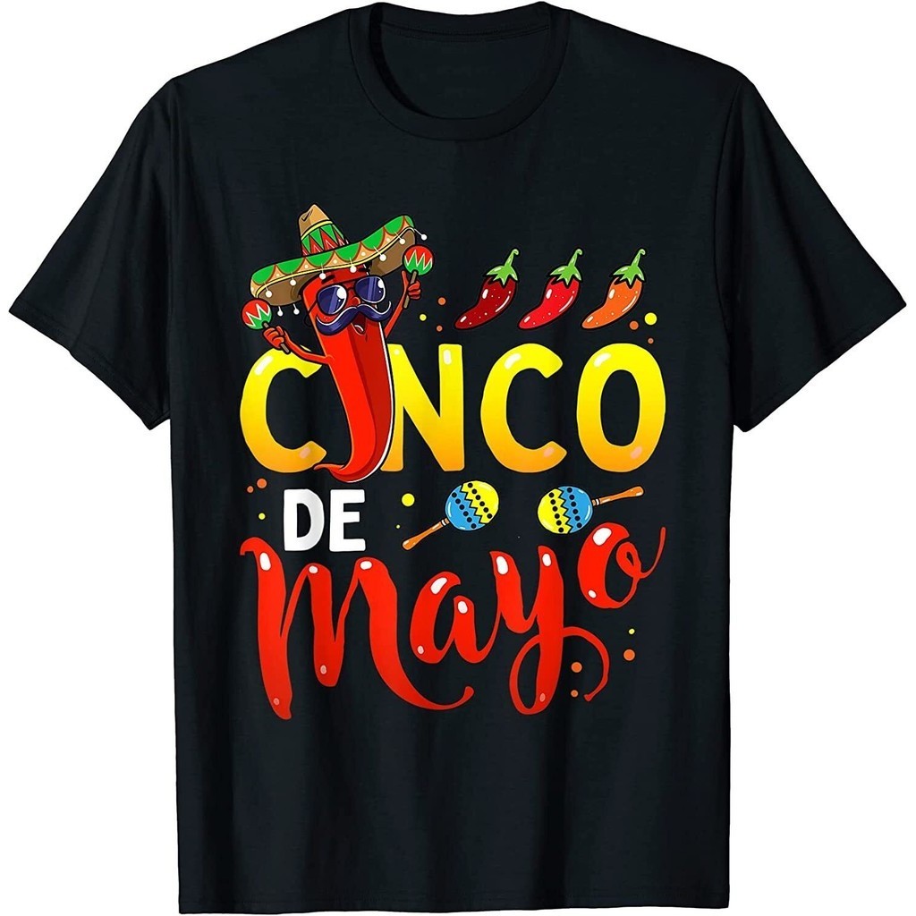 ใหม่ Cinco De Mayo สําหรับบุรุษเม็กซิกัน Fiesta 5 De Mayo เสื้อยืด