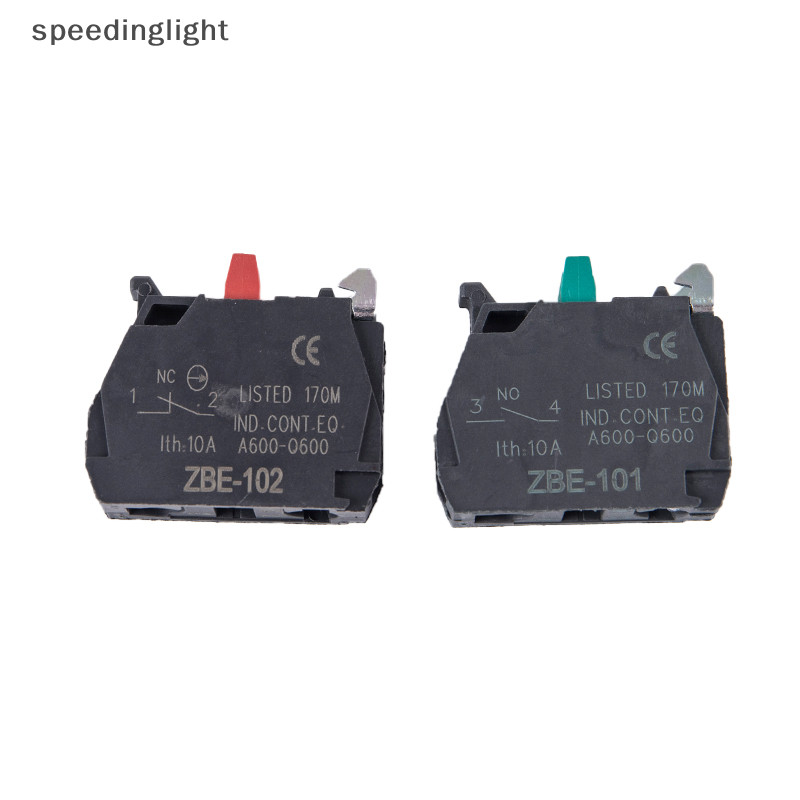 Speedinglight ปุ ่ มสวิทช ์ ติดต ่ อ ase ZBE-101 NO / ZBE-102 NC สําหรับ Xb4/XB5 Speedinglight
