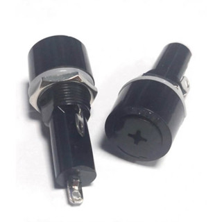 กระบอกฟิวส์20mm กระบอกFUSEญี่ปุ่น )กระบอกฟิวส์สีดำพลาสติกทนร…