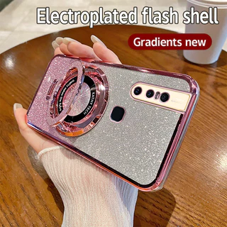 เคส Vivo V15/V17/V19 Neo/V19 เคสโทรศัพท ์ ป ้ องกันการตกโปร ่ งใสพร ้ อมขายึด ZJSF