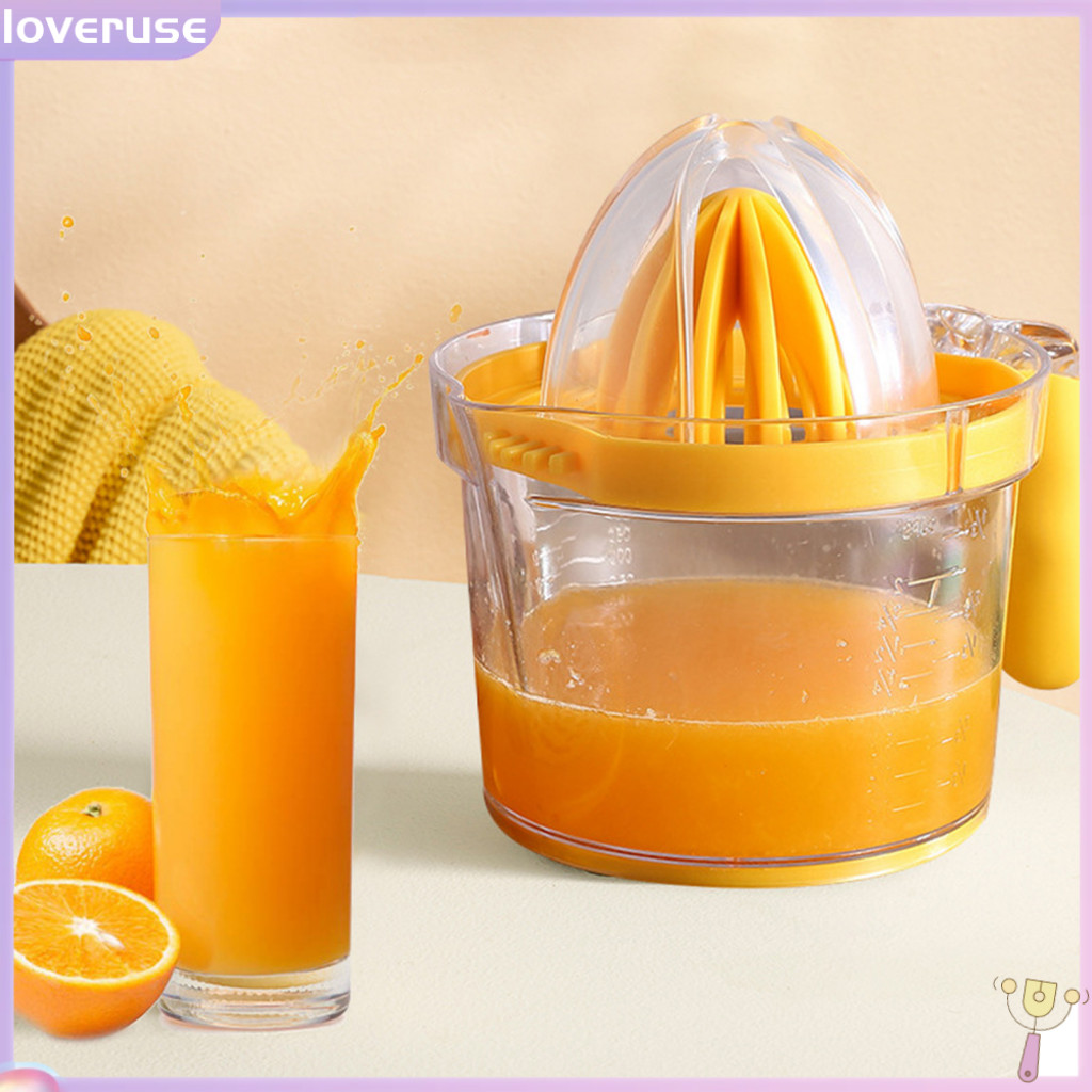 /LOV/ Manual Citrus Juicer Freshness Juice Extractor แบบพกพา Handheld Citrus Juicer Easy Squeeze Handle 21oz ความจุ Manual Juicer สําหรับผู ้ ซื ้ อเอเชียตะวันออกเฉียงใต ้