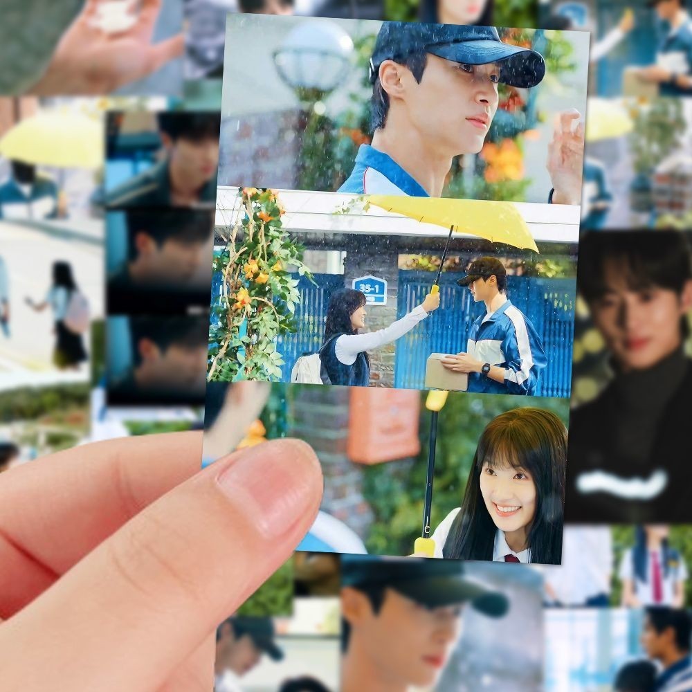 96 แผ่นกลับ Sunzai วิ่งวอลล์เปเปอร์สติกเกอร์ Hot Streaming ละครเกาหลี ข้ามเวลามาเซฟเมนบยอนอูซอกคิมฮเยยุน lovely runner Byeon Woo Seok Kim Hye Yoon