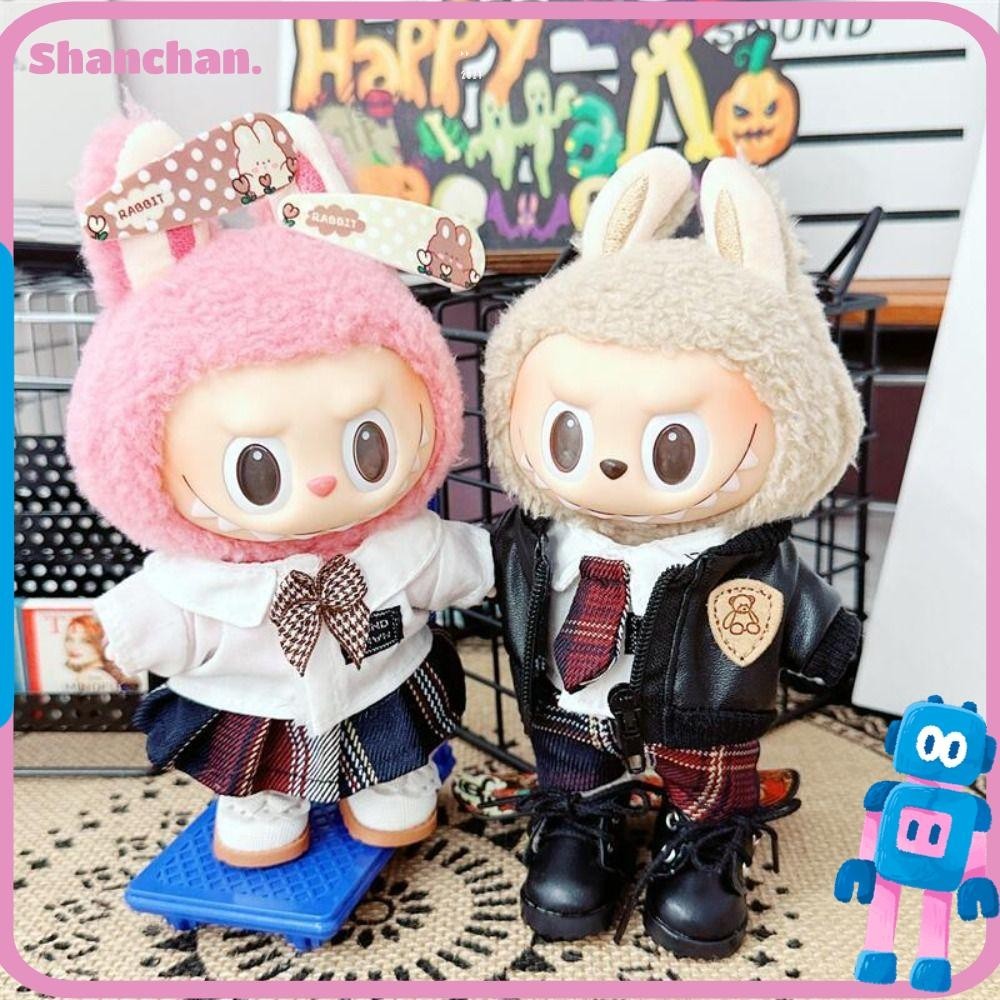 ชานชานลาบู เสื้อผ้าตุ๊กตา,ผ้า น่ารัก ตุ๊กตาอุปกรณ์เสริม,ขายเฉพาะเสื้อผ้าทนทานหลายสีเสื้อตุ๊กตาสําหรับ 17 ซม.ลาบู ตุ๊กตา