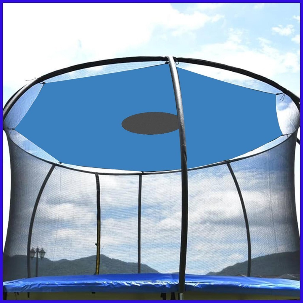 Trampoline Shade กันน ้ ํา Oxford Silver-Coated Trampoline Top Cover พับ Sun Protection Trampolines Canopy jxieeth jxieeth