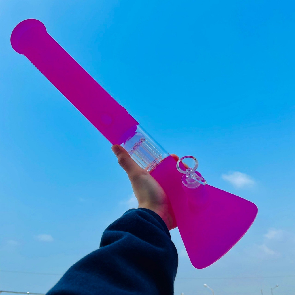 (พร้อมส่ง) บ้องแก้ว ใหญ่45CM ขนาดใหญ่ คัพสายเขียว โจ๋ข้อต่อน่าสะสม14MM หลอดวิทยาศาสตร์