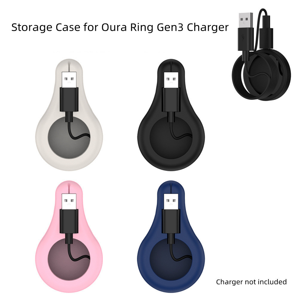 สําหรับ Oura Ring Gen3 Charger เคสป ้ องกัน Desktop Organizer