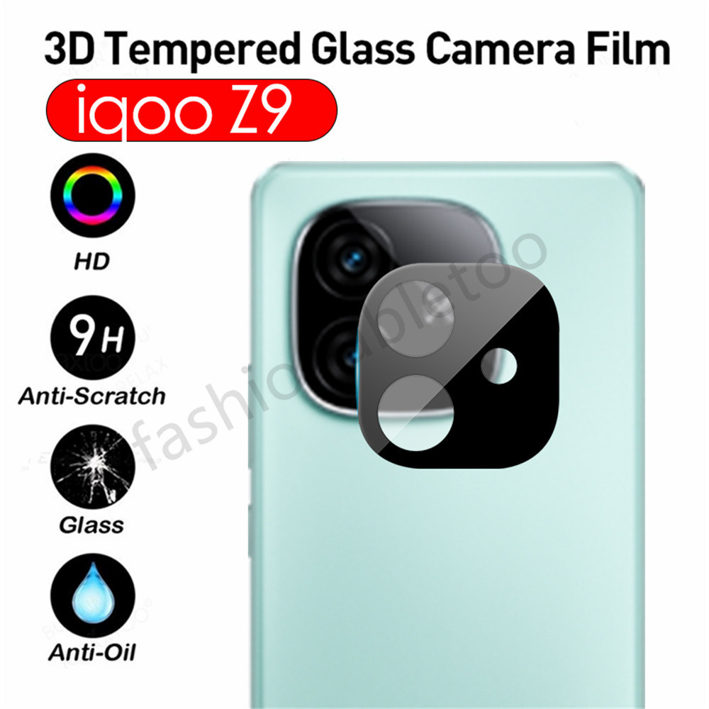3dกล้องเลนส์ป้องกันฟิล์มสําหรับvivo iqoo Z9 X Z9X Z9 Turbo Z9Turbo iqooZ9X iqooZ9Turbo V2361A V2353A V2352Aกระจกนิรภัยคลุมทั้งหมดฟิล์มป้องกัน