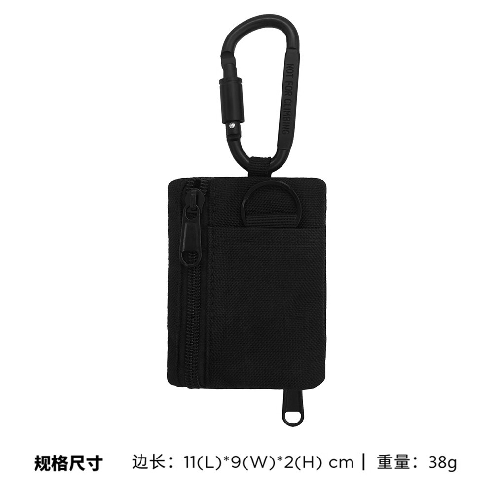 Multifunctional Mini Zipper กระเป ๋ าใส ่ เหรียญผู ้ ชายผู ้ หญิง Bank Card ID Card พวงกุญแจกีฬากระเป ๋ าสตางค ์