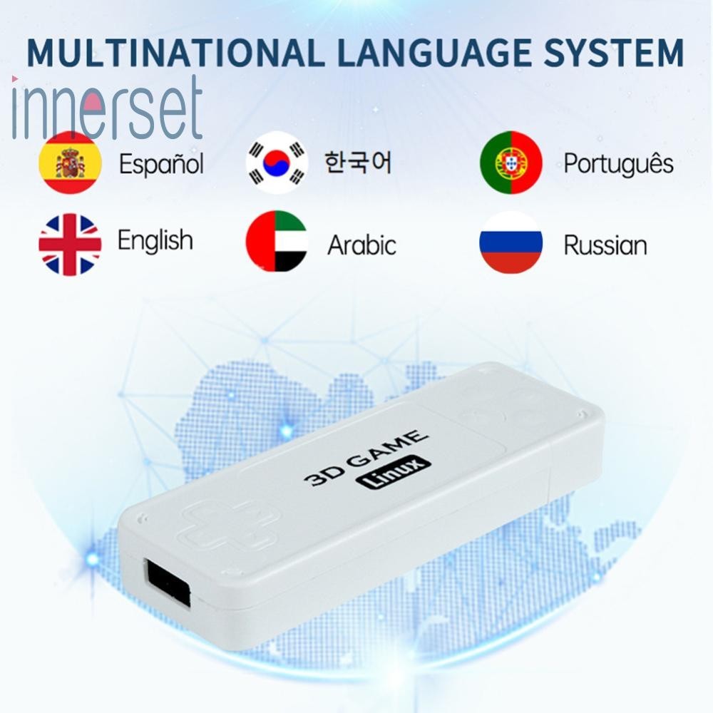 Y6 Retro วิดีโอเกม Stick Emuelec4.3 ของขวัญหลายภาษาสําหรับเด ็ กและผู ้ ใหญ ่ [innerset.th ]