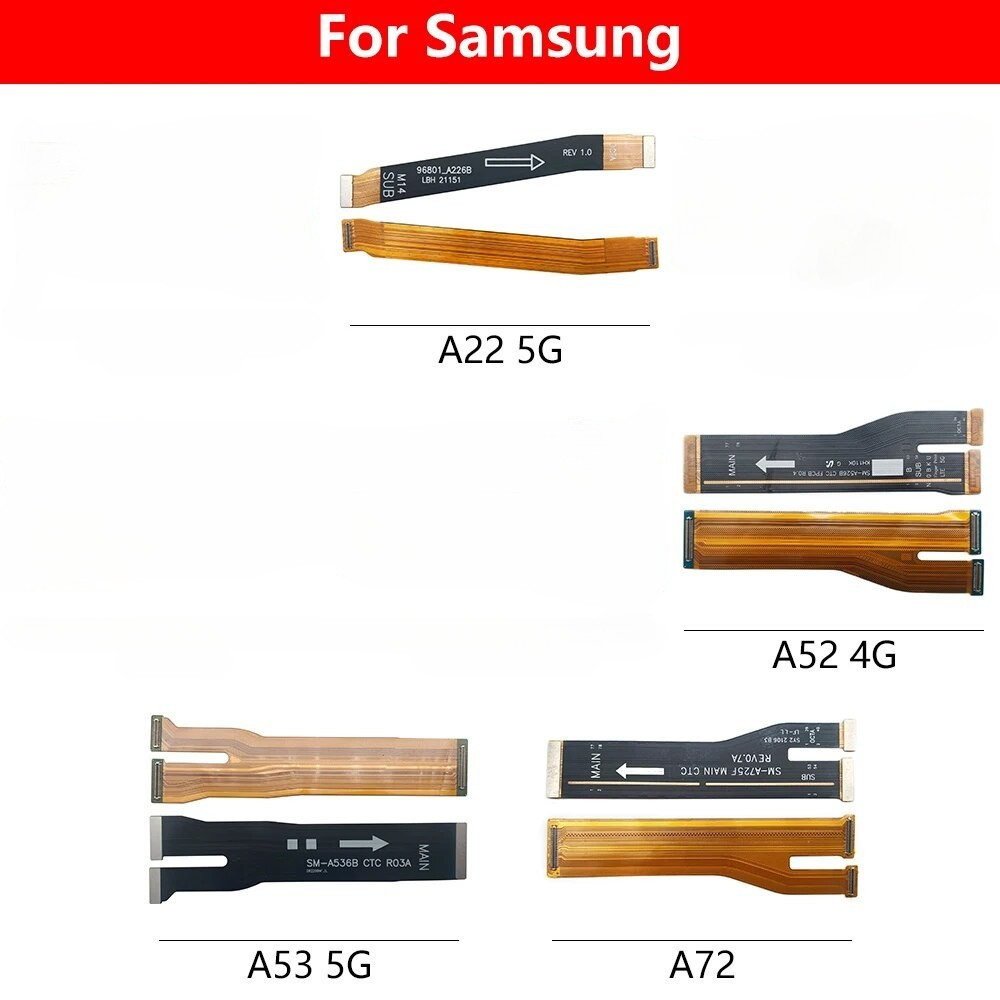 สำหรับ Samsung A72 A52 4G A22 A53 5G A10S บอร์ดหลักเชื่อมต่อ USB ชาร์จสายเคเบิล Flex