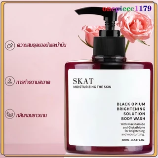ครีมอาบน้ำ เจลอาบน้ำ กลิ่นหอมติดทน สดชื่น ชุ่มชื่น SKAT Black Opium Brightening Solution Body Wash 400ml(1530)