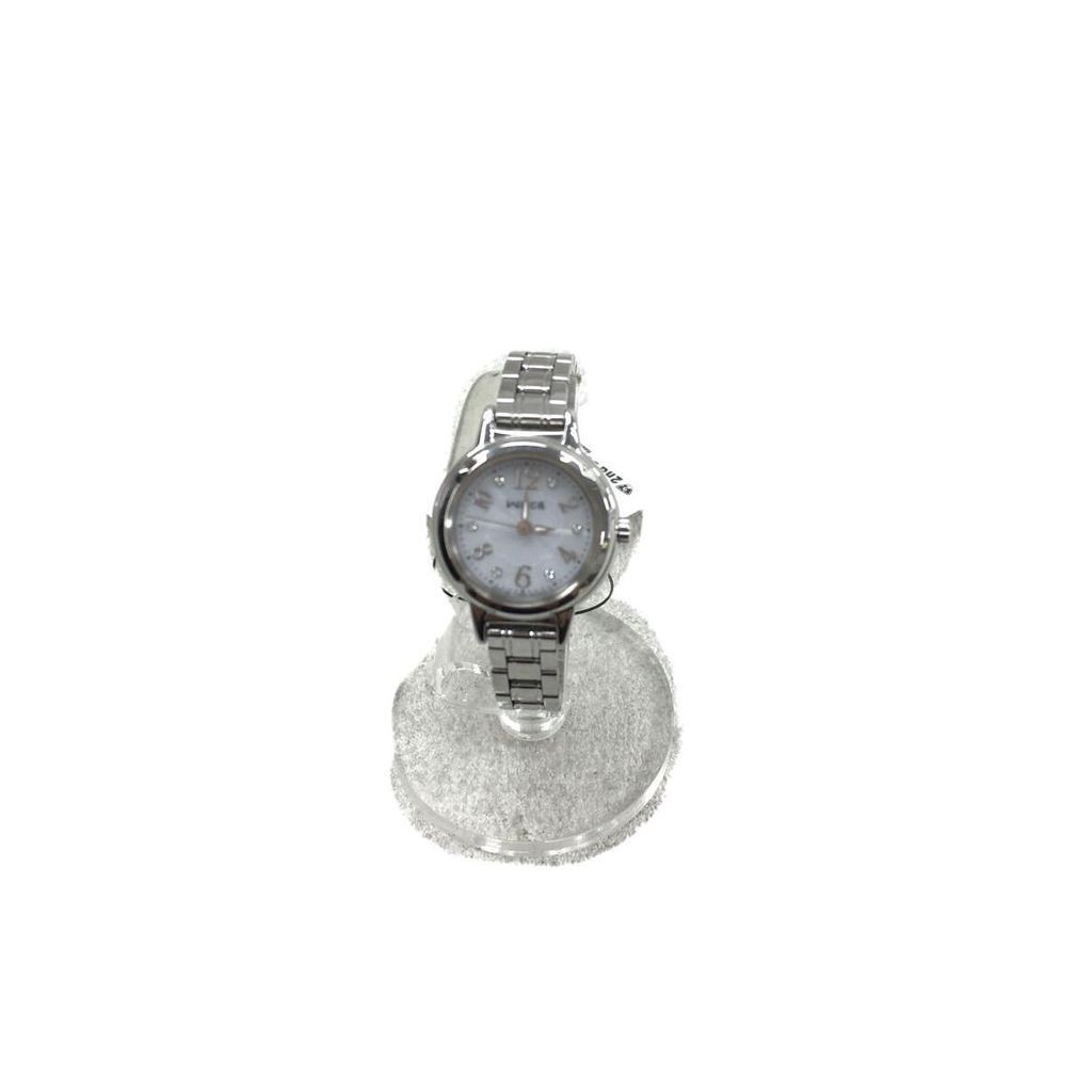 CITIZEN Wrist Watch Women's Silver White Solar Analog Direct from Japan Secondhand