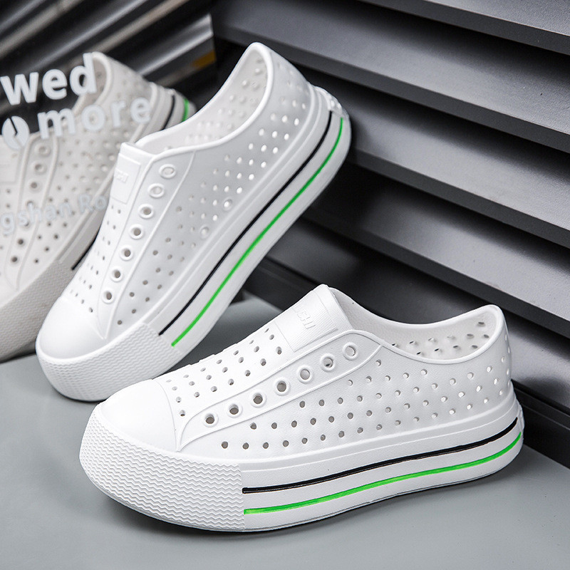 Ayuer Ready Stock รองเท ้ าแตะกลวงพื ้ นนุ ่ มหนา 4 ซม . สําหรับผู ้ หญิง