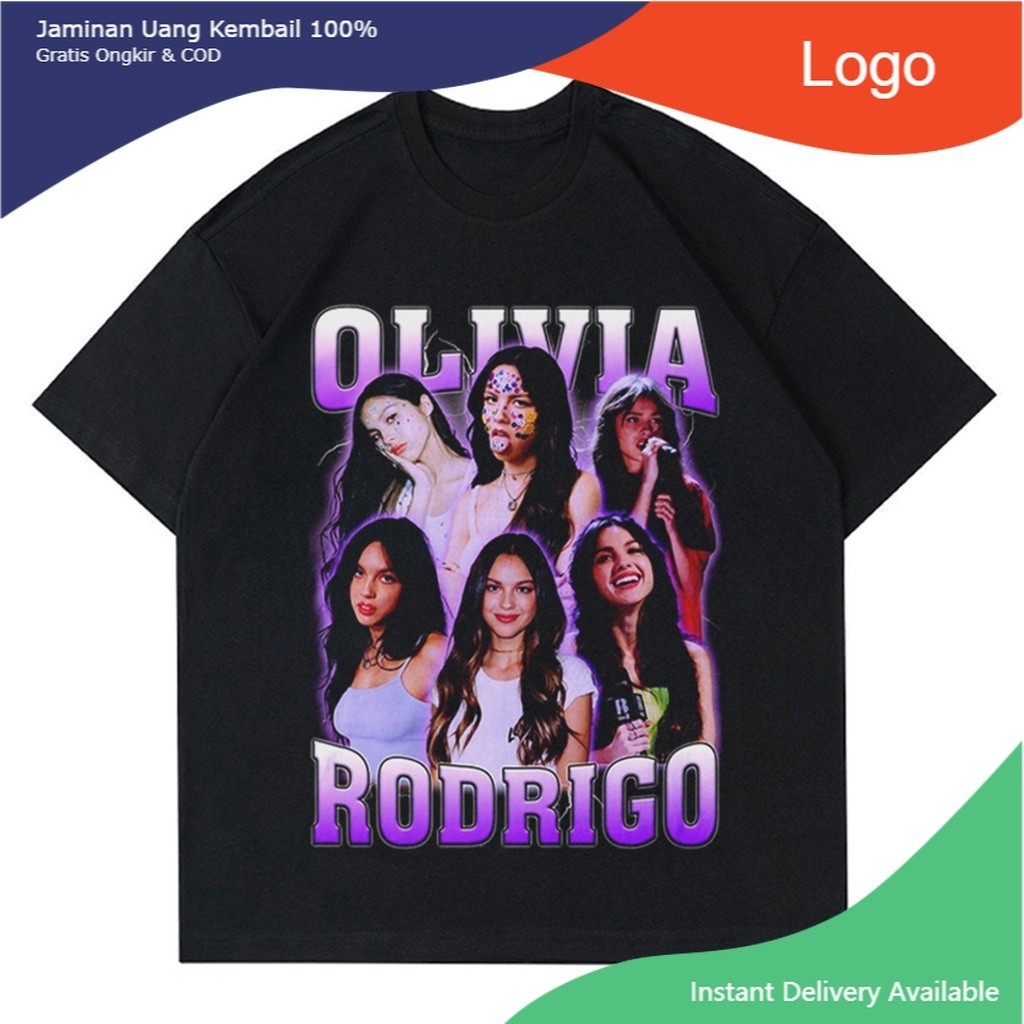 ใหม่  ลาย Olivia RODRIGO VINTAGE |  พิมพ์ลาย Olivia RODRIGO OVERSIZE RAPTEES-5XL