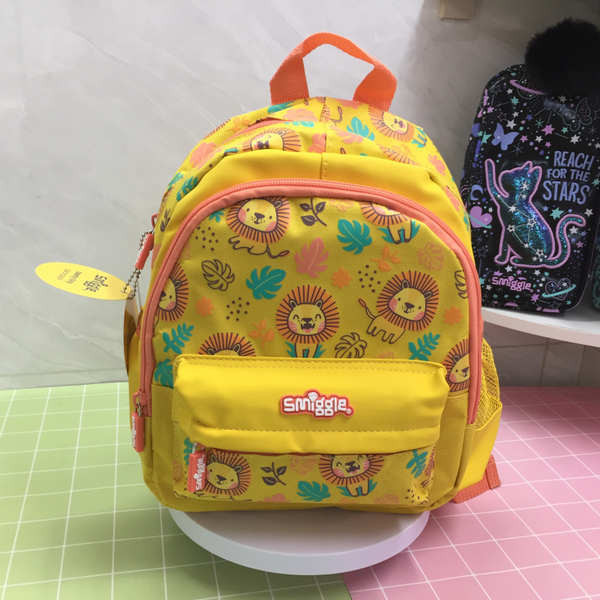 backpack กระเป๋า smiggle ออสเตรเลีย Smiggle Cute Little Lion Kindergarten กระเป๋านักเรียนขนาดเล็กกระเป๋าเป้เด็กอายุ1-3ปีชั้นเล็ก