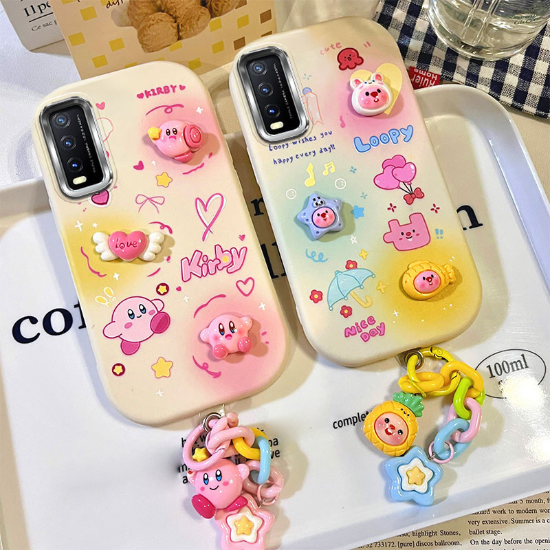 ตุ๊กตาน่ารักไฟฟ้าเคสโทรศัพท์สําหรับ vivo y20 กรณี vivo y12s y20s y20a y12a y20i y11s กรณี
