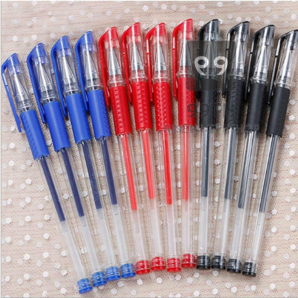 ปากกาเจล รุ่นยอดนิยม 0.5 มม. สีน้ำเงิน แดง ดำ ปากกา ปากกาคลาสสิก nn99