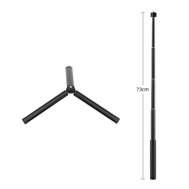 ขาตั้งกล้องโลหะแบบพกพา Selfie Stick สําหรับ DJI OSMO Mobile 6/5/4 Feiyu Zhiyun มือถือ Gimbal Stabilizer Extension Rod อุปกรณ์เสริม